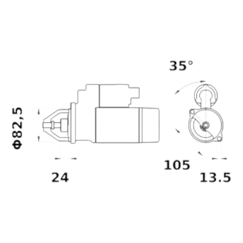 MAHLE Anlasser, Starter MAHLE Anlasser, Starter