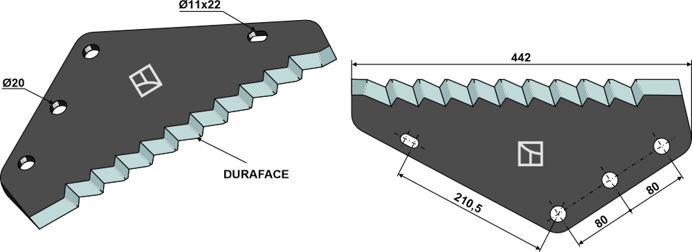 Futtermischwagenmesser - DURAFACE