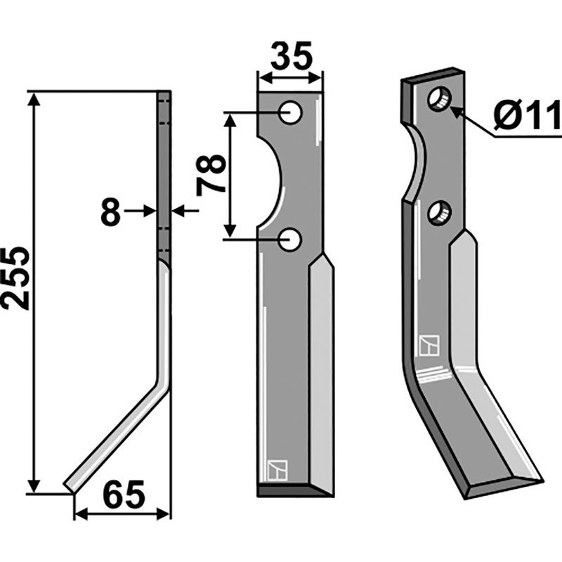 Simon Rotorzinken, linke Ausführung IHOF SIMO-03L