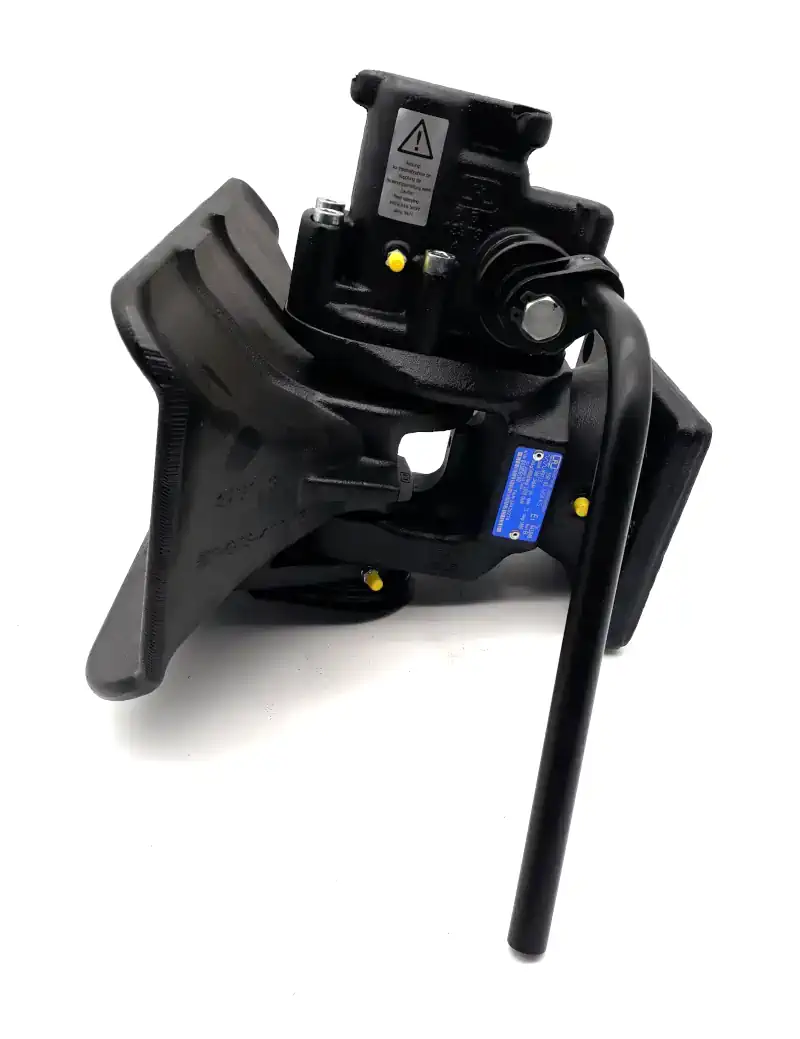 Rockinger LKW-Zugmaul 38er Bolzen mit Auslöse-Handhebel abwärts Rockinger Zugmaul Auslöserhebel abwärtsn für Landtechnik mit Abwärts-Handhebel se-Handhebel abwärts