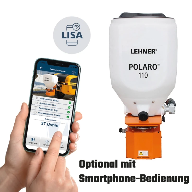 LEHNER-Polaro wahlweise mit App-Steuerung LEHNER-Polaro optional mit Smartphone-Regelungteuerung