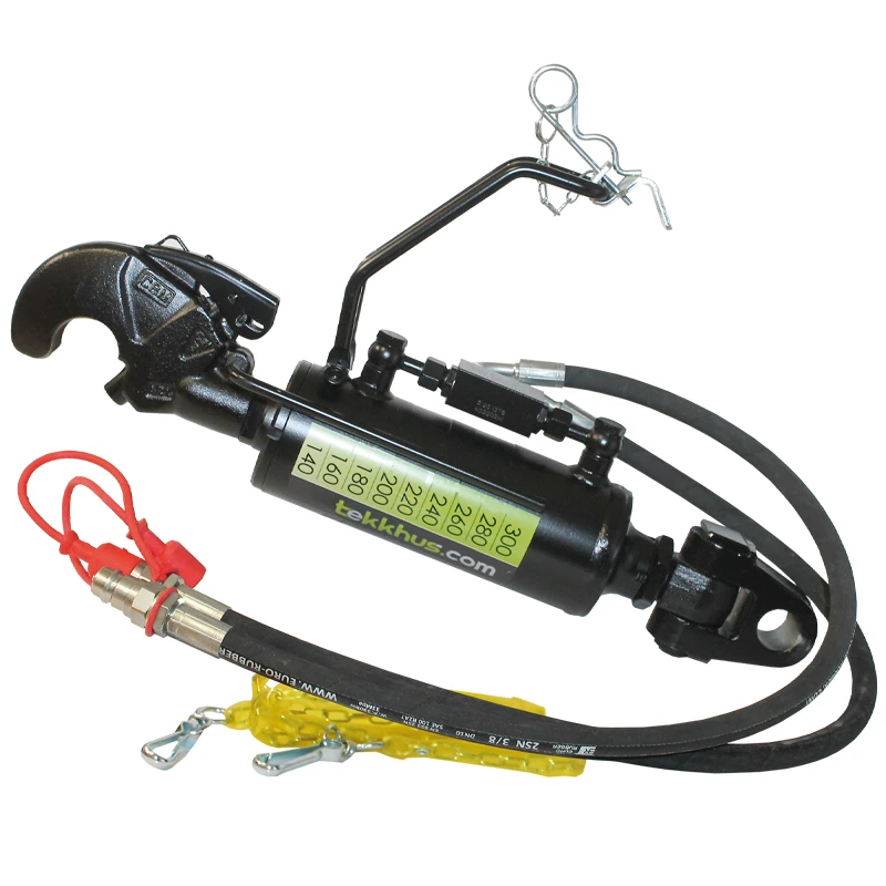 Der komplette Satz anbaufertig Hydraulischer Oberlenker KAT 3 passend für John Deere