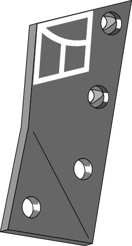 36.0146 Pflugteil Halter für Wechselspitze - links (35077 - 41653507709) passend für Överum