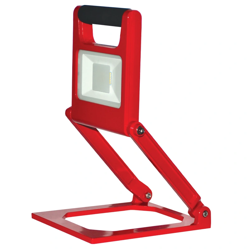 LED-Werkstattleuchte klappbar mit Akku 12 Volt / 230 Volt