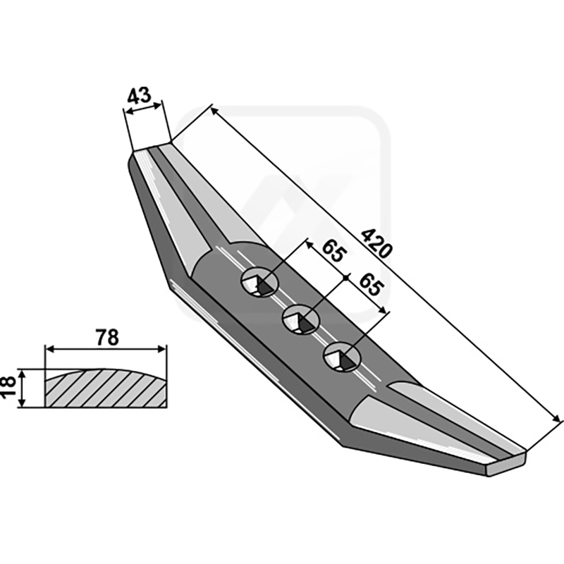 Landwirtschaft Bodenbearbeitung Grubber Schare & Leitbleche Schar Landwirtschaft Bodenbearbeitung Grubber Schare & Leitbleche Schar