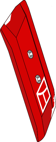 38.0081 Pflugteil Wechselspitze 65x14 - links (PK8.011.02A) passend für Vogel und Noot