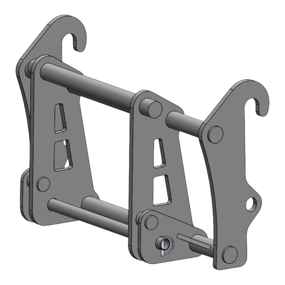 Adapterrahmen Dieci Nr. 2 auf Dieci T60 – Produktbild 2 Adapterrahmen Dieci Nr. 2 auf Dieci T60 – Adapteransicht 2