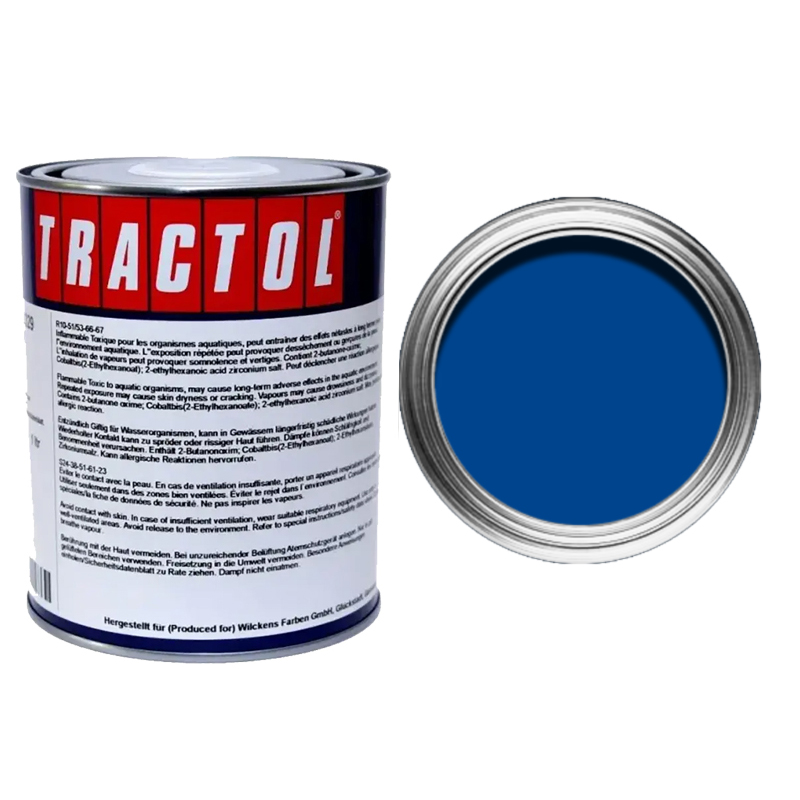 Tractol Lack 329 P141278 Rabe blau Stoß-, Schlag-, und Kratzfestigkeit