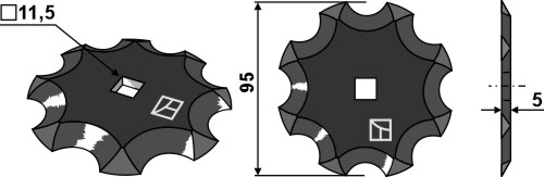 Futtermischwagenmesser