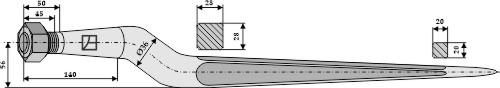 Silozinken 820mm
