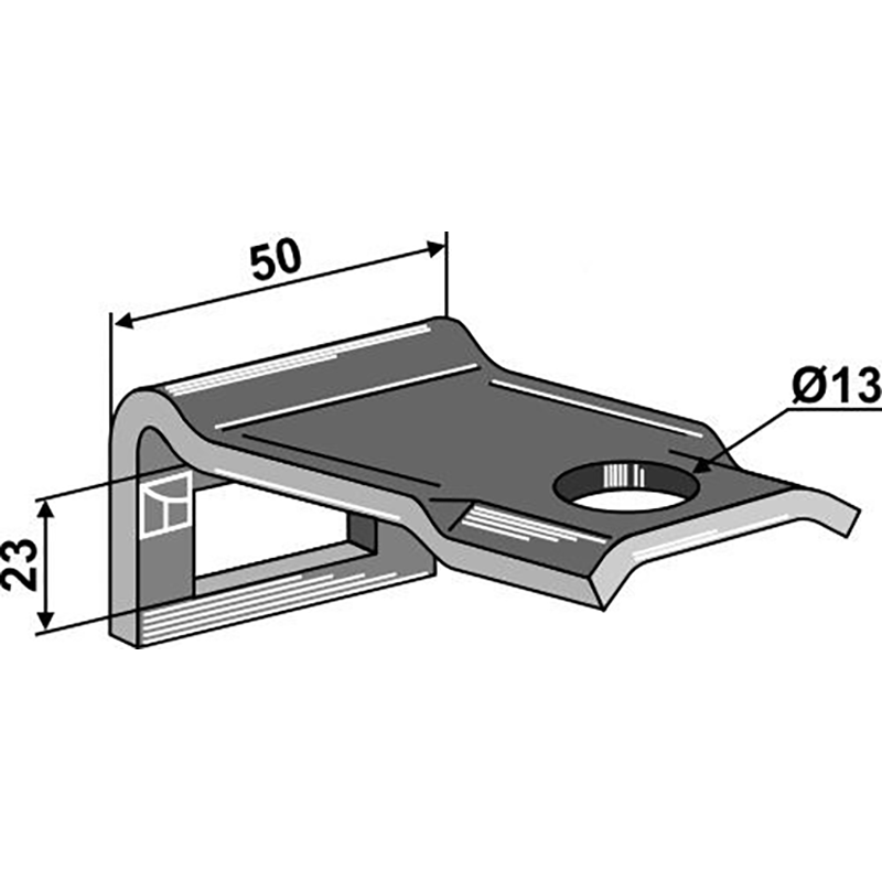 Landwirtschaft Bodenbearbeitung Grubber Schare & Leitbleche Halter für Zinken 32 x 10 Landwirtschaft Bodenbearbeitung Grubber Schare & Leitbleche Halter für Zinken 32 x 10
