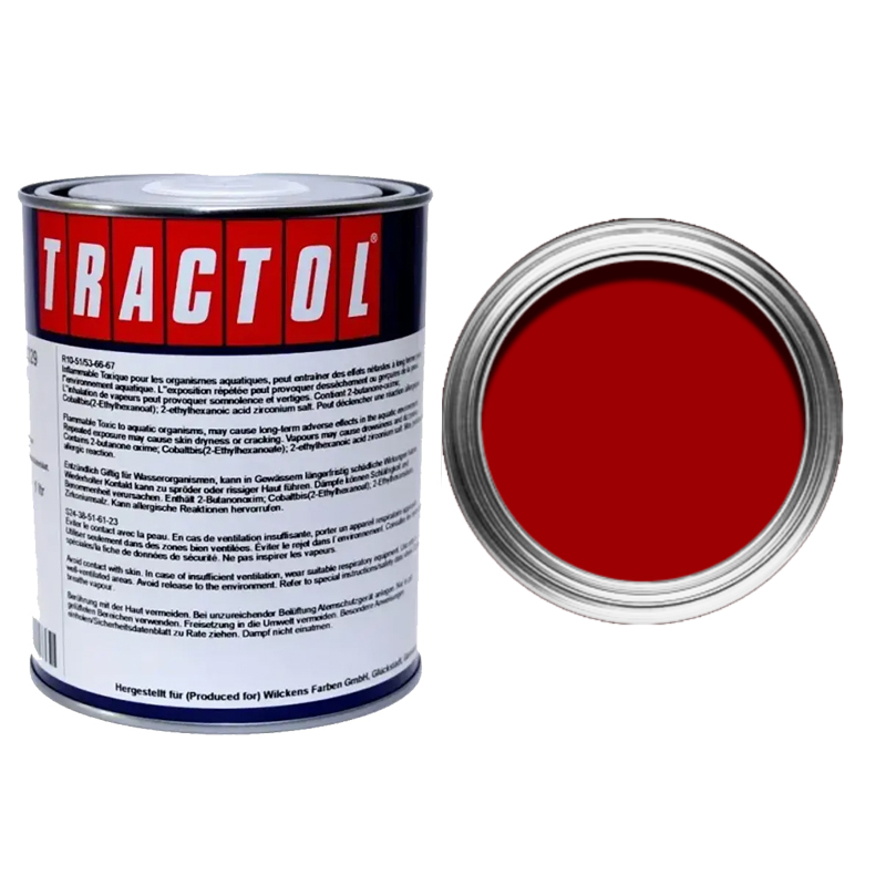 Tractol Lack 329 P141214 Fendt rot Stoß-, Schlag-, und Kratzfestigkeit