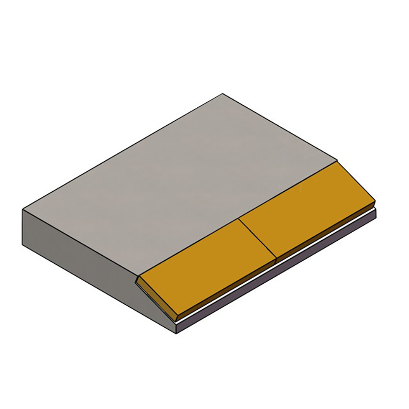 Flach Anschweissteil Hartmetall Anlage 90X70X14 Grubber Anschweißteile Flach Anschweissteil Hartmetall Anlage 90X70X14