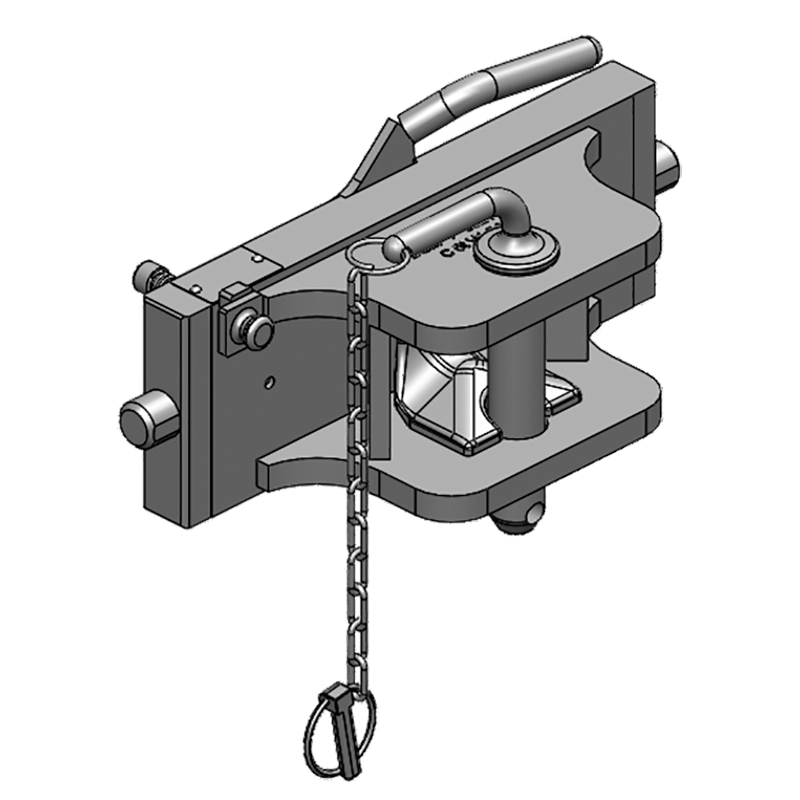 Traktorentechnik Anhängetechnik Scharmüller Zugmaul Standard mit Adapterplatte #03.3308.031-A02