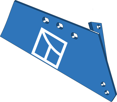 44.0074 Pflugteil Wechselspitzenschar MW245R - rechts passend für Frost
