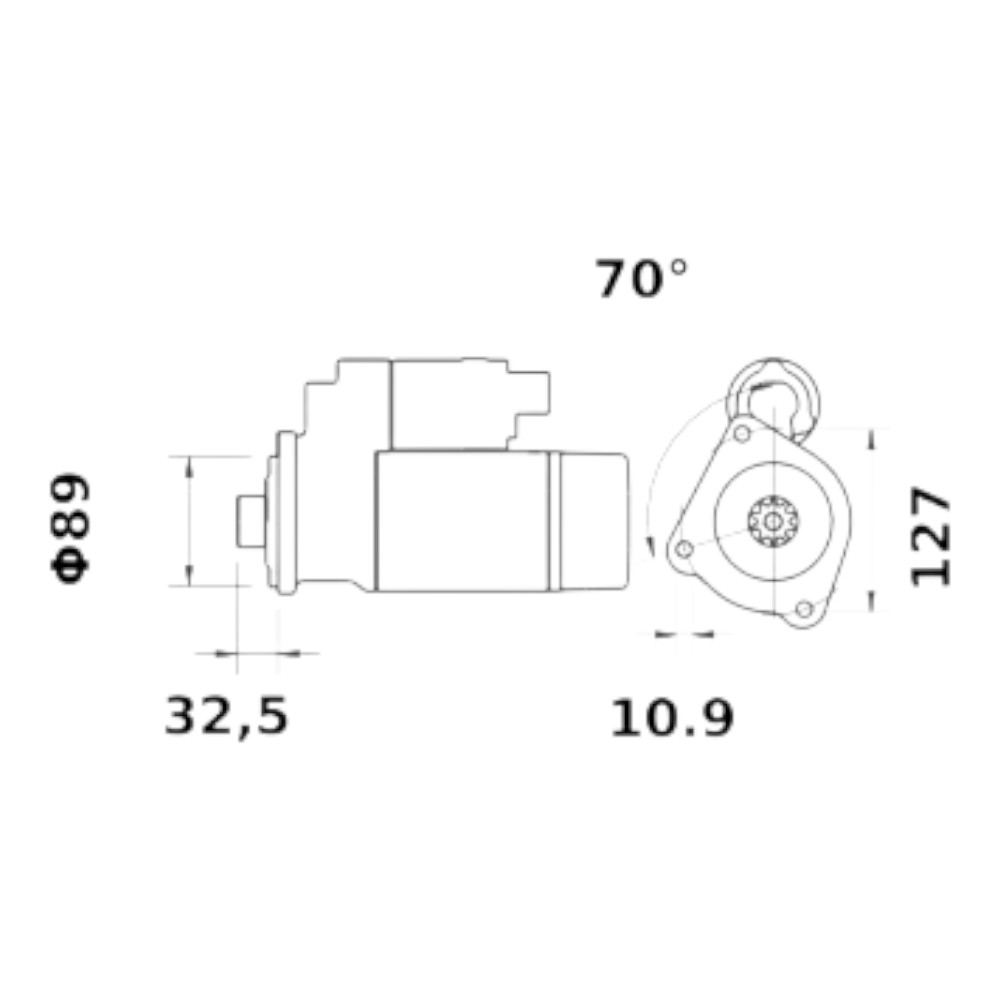 MAHLE Anlasser, Starter MAHLE Anlasser, Starter