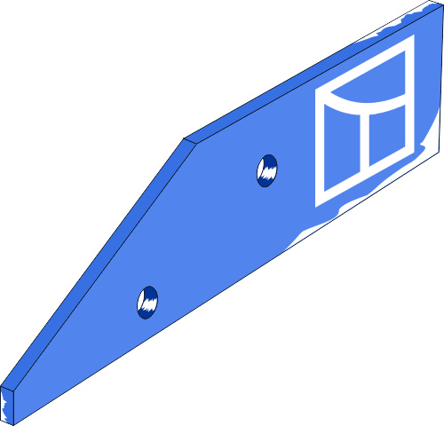 37.0064 Pflugteil Anlage VP292O (2701.15.00) passend für Rabe