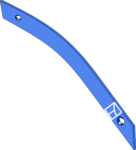 37.0155 Pflugteil Streichblech-Streifen SRP330W2 - rechts (2759.04.01) passend für Rabe