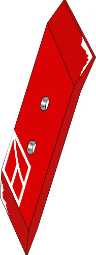 38.0068 Pflugteil Wechselspitze 70x15 - rechts (PK8.011.01) passend für Vogel und Noot