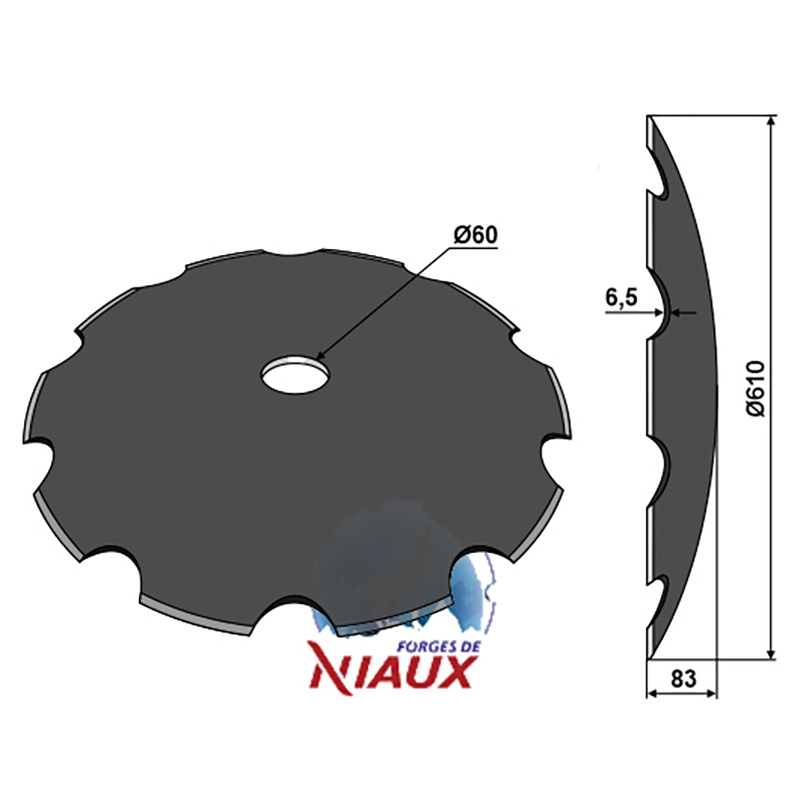 Landwirtschaft Bodenbearbeitung Scheibeneggen Scheibe gezackt Salford Landwirtschaft Bodenbearbeitung Scheibeneggen Scheibe gezackt Salford