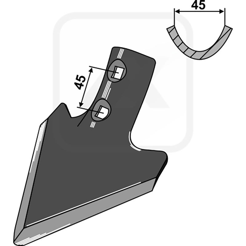 Landwirtschaft Bodenbearbeitung Grubber Schare & Leitbleche Schar K30 Doublet-Record|Kongskilde|HE-VA Grubber Schare & Leitbleche Schar K30 Doublet-Record|Kongskilde|HE-VA