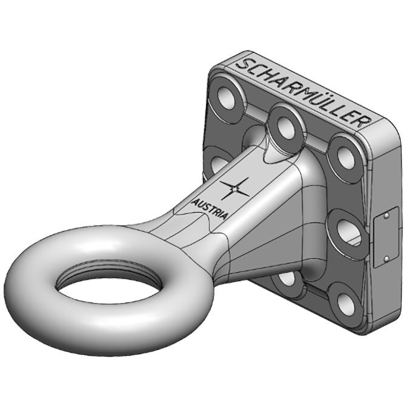 Scharmüller Zugöse Flansch #00.654.71.0-A02 Anhängetechnik Scharmüller Zugöse Flansch #00.654.71.0-A02