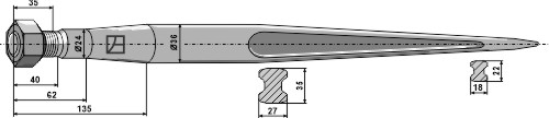 Frontladerzinken 1100mm