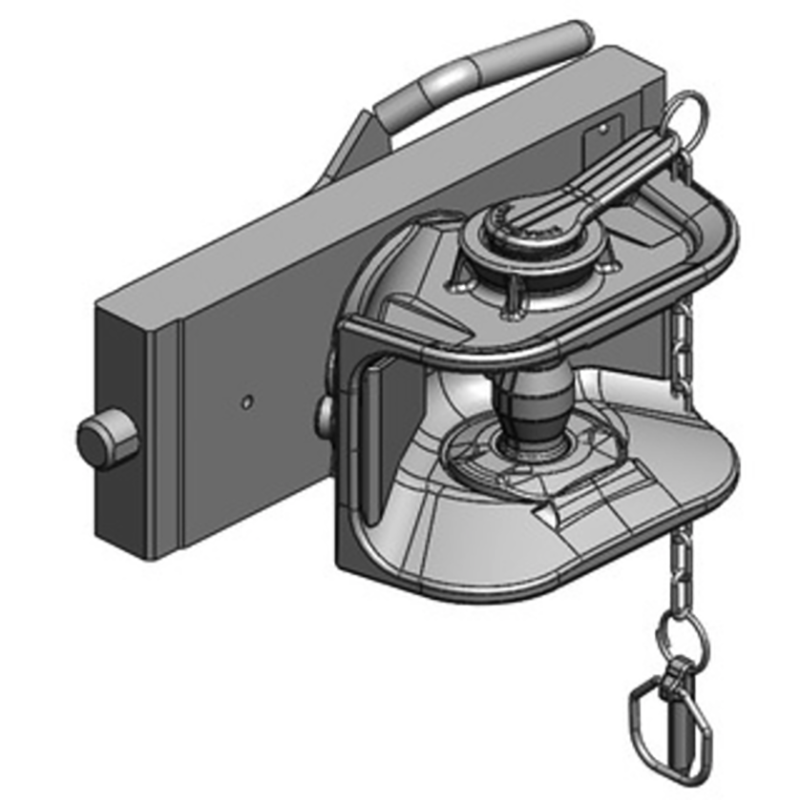 Traktorentechnik Anhängetechnik Scharmüller Zugmaul Standard mit Adapterplatte #03.3345.06-A02 Traktorentechnik Scharmüller Zugmaul Standard mit Adapterplatte 03.3345.06-A02