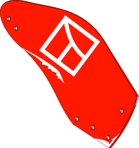 Pflugteil Streichblech-Hinterteil - rechts (616190) 34.0118 von Industriehof