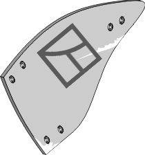 36.0064 Pflugteil Streichblech-Hinterteil - links (84087 - 41658408709) 36.0064 Pflugteil Streichblech-Hinterteil - links (84087 - 41658408709) passend für Överum