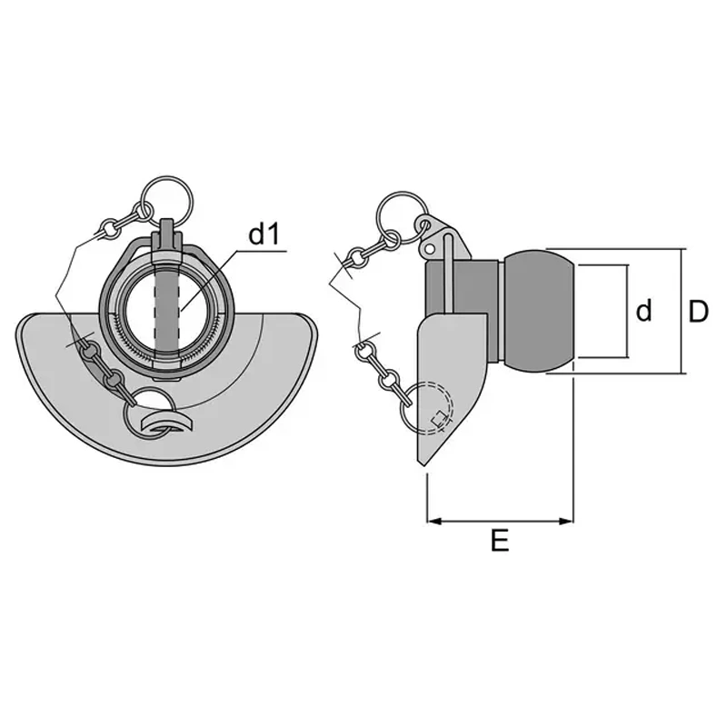 Kugelfangprofil mit Fangschale Kategorie 2 schwarz Kugelfangprofil mit Fangschale Kategorie 2 schwarz