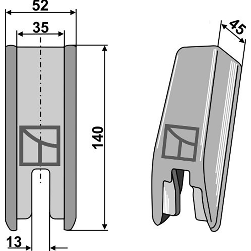 Landwirtschaft Bodenbearbeitung Grubber Schare & Leitbleche Halter Landwirtschaft Bodenbearbeitung Grubber Schare & Leitbleche Halter