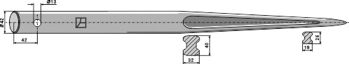 Frontladerzinken 1400mm