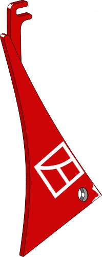 38.0075 Pflugteil Streichblech-Vorderteil - links (PK6.006.00) 38.0075 Pflugteil Streichblech-Vorderteil - links (PK6.006.00) passend für Vogel und Noot