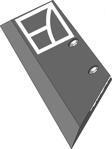 32.0169 Pflugteil Schar-Hinterteil WG100B R - rechts (3351958) passend für Lemken