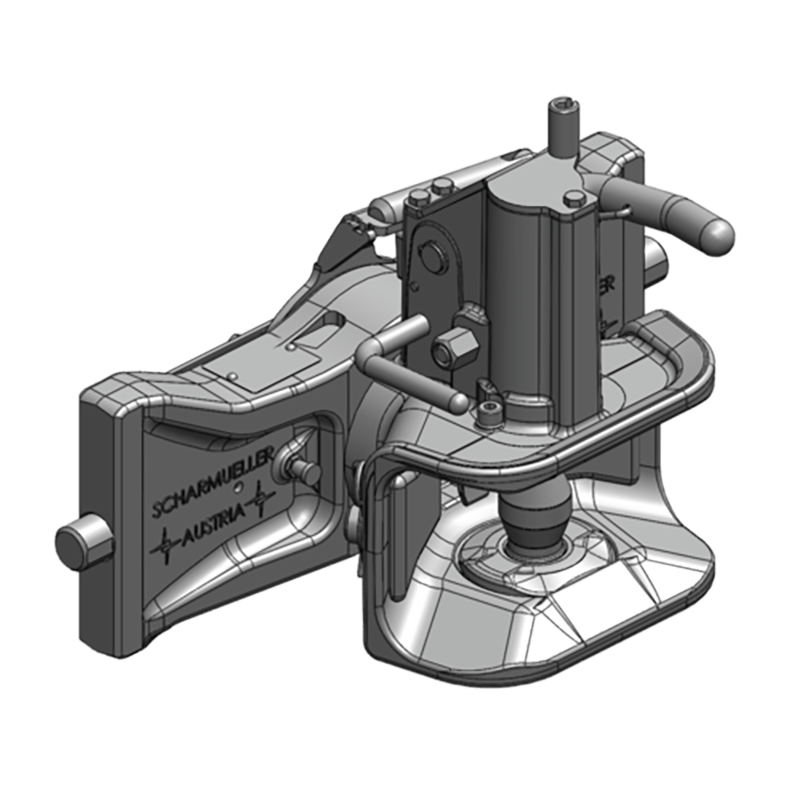 Traktorentechnik Anhängetechnik Scharmüller Zugmaul Standard mit Adapterplatte #07.3903.192-A02