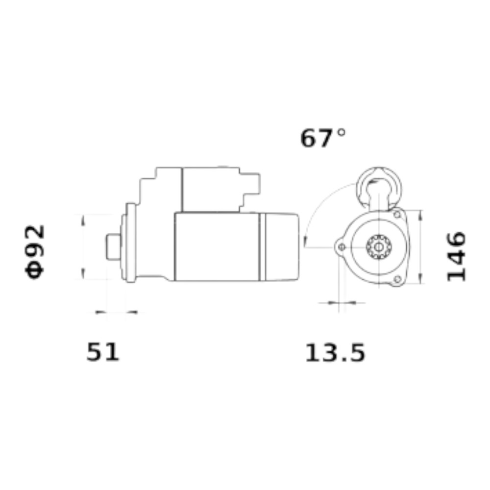 MAHLE Anlasser, Starter MAHLE Anlasser, Starter