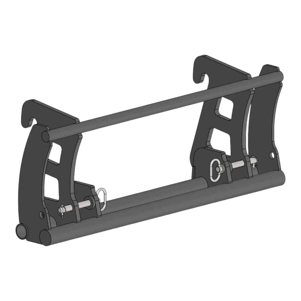 Adapterrahmen Volvo LB30 auf Euro – Adapteransicht 1