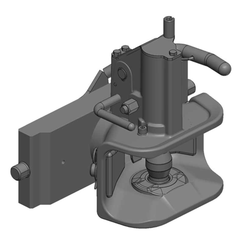 Traktorentechnik Anhängetechnik Scharmüller Zugmaul Standard mit Adapterplatte #03.3223.221-A02