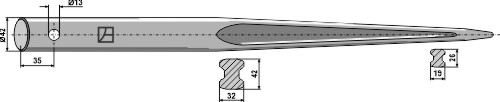 Frontladerzinken 1000mm
