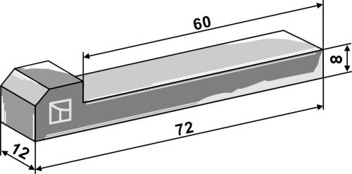 Nasenkeil |69-4-503 Industriehof Scherenbostel | Nasenkeil (69-4-503)