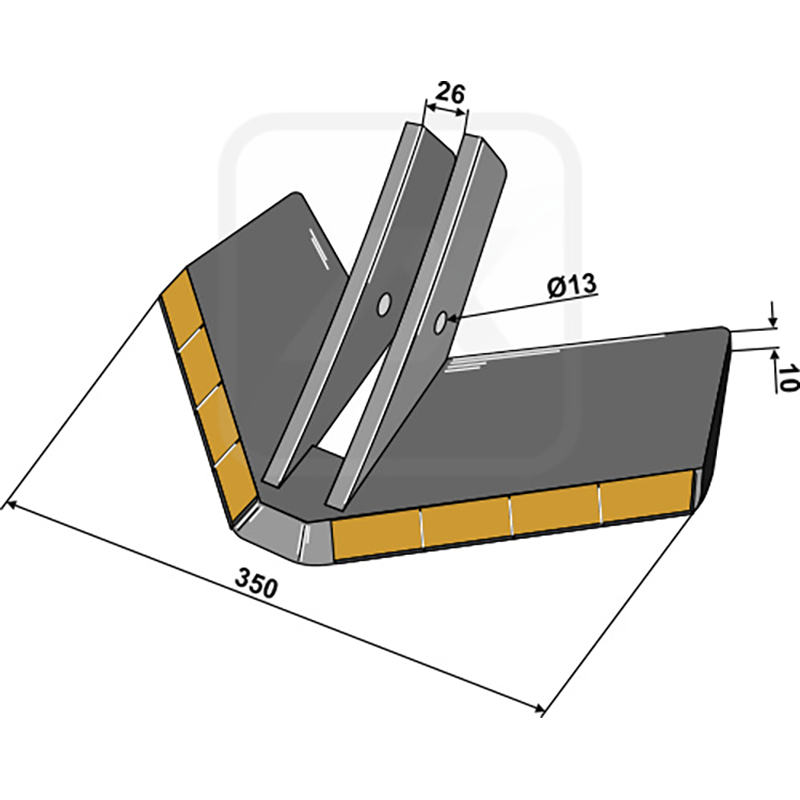 Landwirtschaft Bodenbearbeitung Grubber Schare & Leitbleche Flügelschar - Hartmetall Köckerling Topmix|Köckerling Landwirtschaft Bodenbearbeitung Grubber Schare & Leitbleche Flügelschar - Hartmetall Köckerling Topmix|Köckerling
