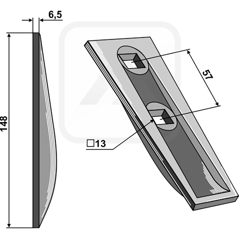 Landwirtschaft Bodenbearbeitung Grubber Schare & Leitbleche Schar-Keil Nichols Landwirtschaft Bodenbearbeitung Grubber Schare & Leitbleche Schar-Keil Nichols