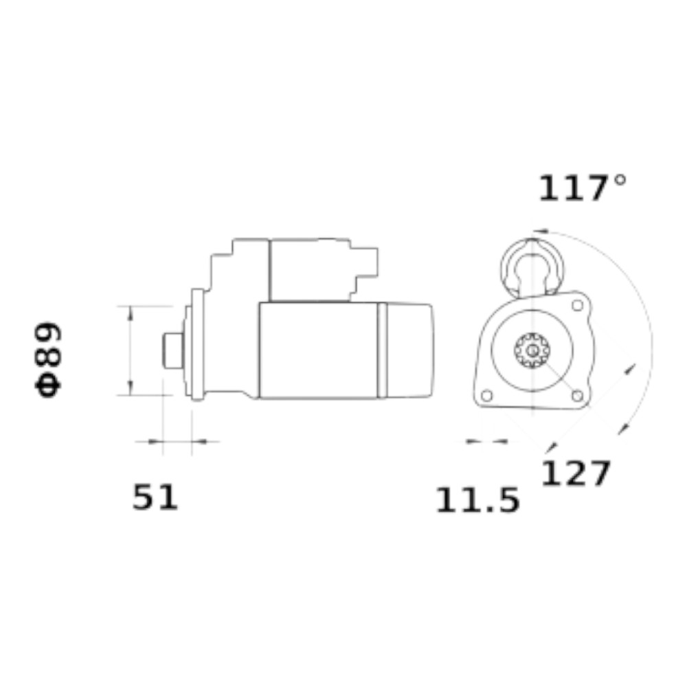 MAHLE Anlasser, Starter