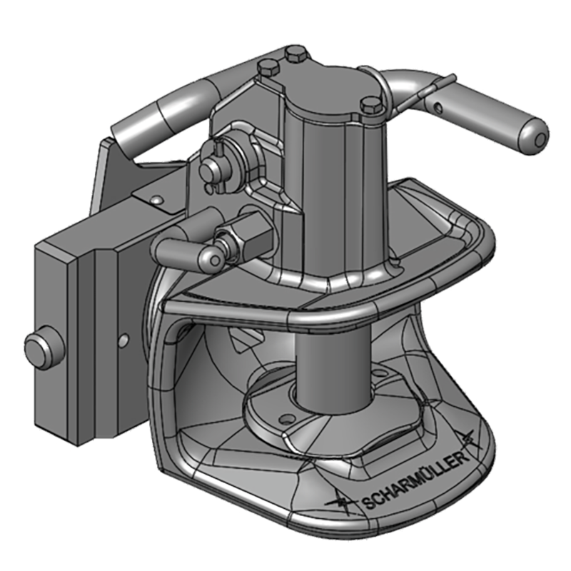 Traktorentechnik Anhängetechnik Scharmüller Zugmaul Standard mit Adapterplatte #05.1807.00-A02 Traktorentechnik Anhängetechnik Scharmüller Zugmaul Standard mit Adapterplatte #05.1807.00-A02