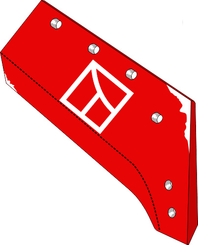 33.0084 Pflugteil Wechselspitzenschar - 14'' - rechts (KK063014) passend für Kverneland