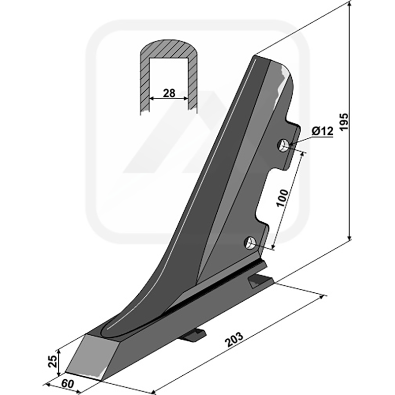 Landwirtschaft Bodenbearbeitung Grubber Schare & Leitbleche Scharspitze Gregoire Besson Landwirtschaft Bodenbearbeitung Grubber Schare & Leitbleche Scharspitze Gregoire Besson