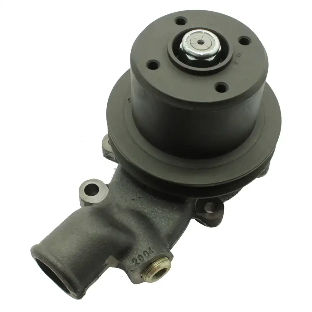 Wasserpumpe mit Riemenscheibe passend für Massey Ferguson Landini Manitou 41312161 41312323 41312366 Frontalansicht