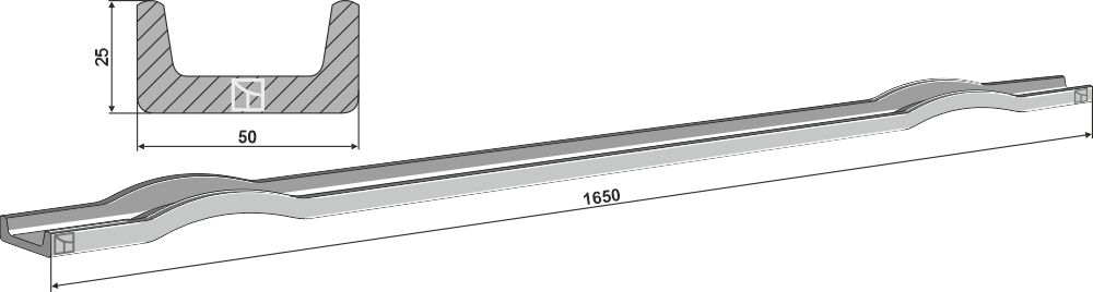 Kratzbodenleiste |69-7-303 Kratzbodenleiste (69-7-303)