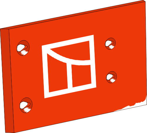 43.0058 Pflugteil Anlageschoner (026248) 43.0058 Pflugteil Anlageschoner (026248) passend für Niemeyer